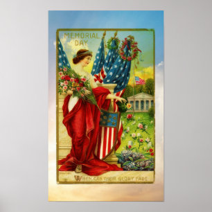 Vintage Memorial Day Poster