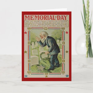 Vintage Memorial Day The Fallen Card