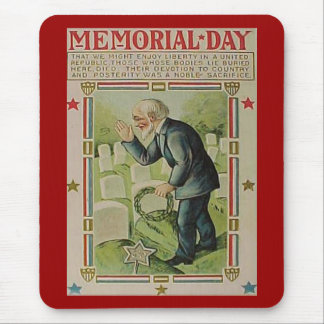 Vintage Memorial Day The Fallen Mouse Mat