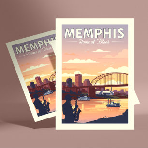 Vintage Memphis Postcard