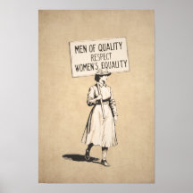 Vintage Men of Quality Respect Women’s Equality