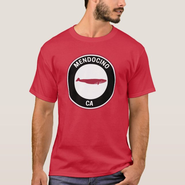 Vintage Mendocino California T-Shirt (Front)