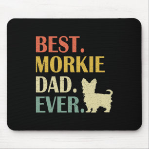 Vintage Mens Best Morkie Dog Dad Ever Fathers Day  Mouse Mat
