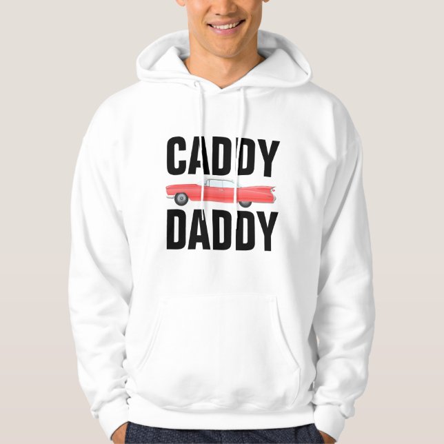 VINTAGE MEN'S T-shirts, CADDY DADDY Hoodie (Front)