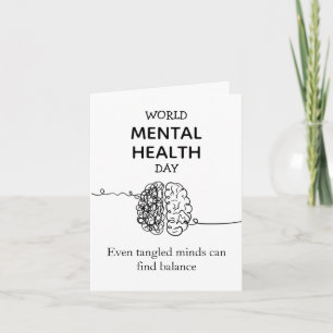Vintage Mental Health Greeting Card progress