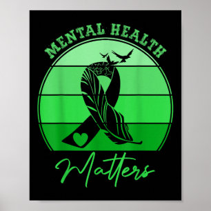 Vintage Mental Health S Mental Health Awareness Poster