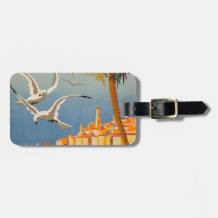 Vintage Menton CoTe D'azur Luggage Tag