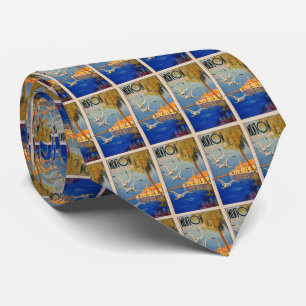 Vintage Menton CoTe D'azur Tie