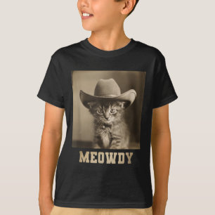 Vintage Meowdy Cat T-Shirt