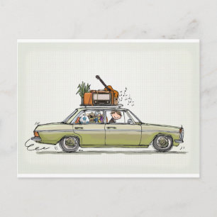 Vintage Mercedes Benz Postcard