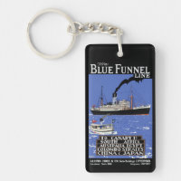 VINTAGE MERCHANT LINER TRAVEL POSTER