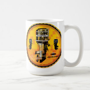 Vintage Mercury Outboard motors sign Coffee Mug