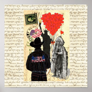 Vintage Merica Poster