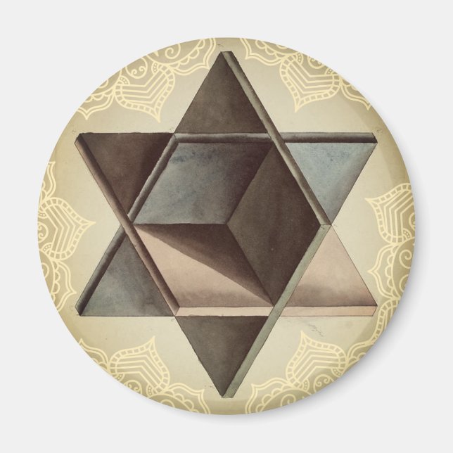 Vintage Merkabah Magnet (Front)
