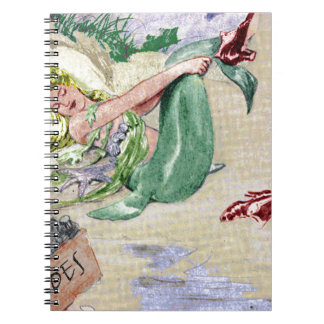 Vintage Mermaid Merchandise Notebook