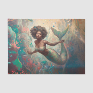 Vintage Mermaid Mermaids Decoupage Tissue Paper
