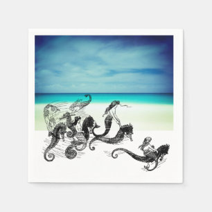 Vintage Mermaid Napkins