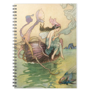 Vintage Mermaid Notebook