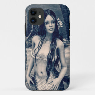 Vintage Mermaid Old Photo Fantasy Art iPhone 11 Case