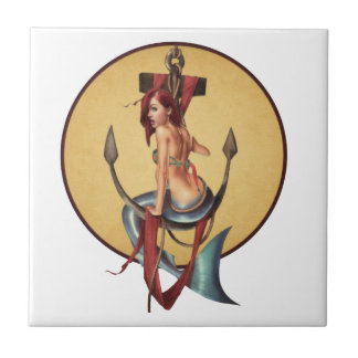 Vintage Mermaid Tile