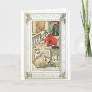Vintage Merry Christmas Card - Dog's card