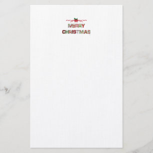 Vintage Merry-Christmas Holiday Stationery