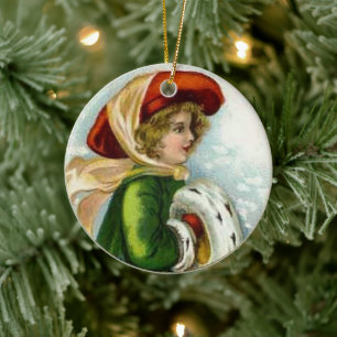 Vintage Merry Christmas Ornament