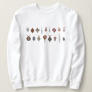 Vintage Merry Christmas Ornaments Sweatshirt