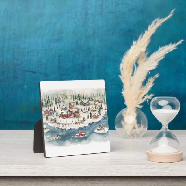 Vintage Merry Christmas Plaque (Insitu)