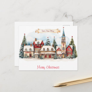 Vintage Merry Christmas Postcard