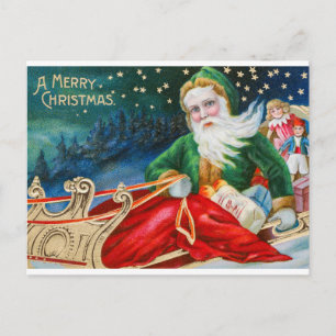 Vintage Merry Christmas Postcard