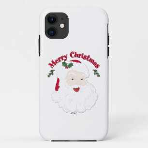 Vintage Merry Christmas Santa iPhone 11 Case