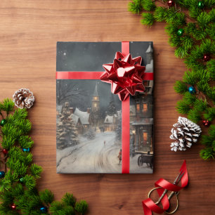 Vintage Merry Christmas Wrapping Paper