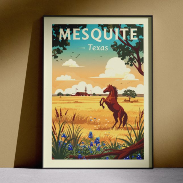 Vintage Mesquite Texas Poster (Creator Uploaded)