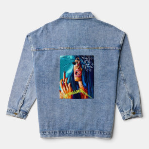"Vintage Metallica  Collection: Retro Band Tri-Ble Denim Jacket
