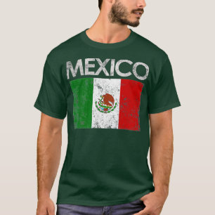 Vintage Mexico Mexican Flag Pride Gift T-Shirt