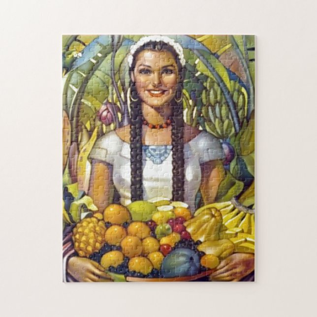 Vintage Mexico Travel Tourism Advertisement Jigsaw Puzzle (Vertical)