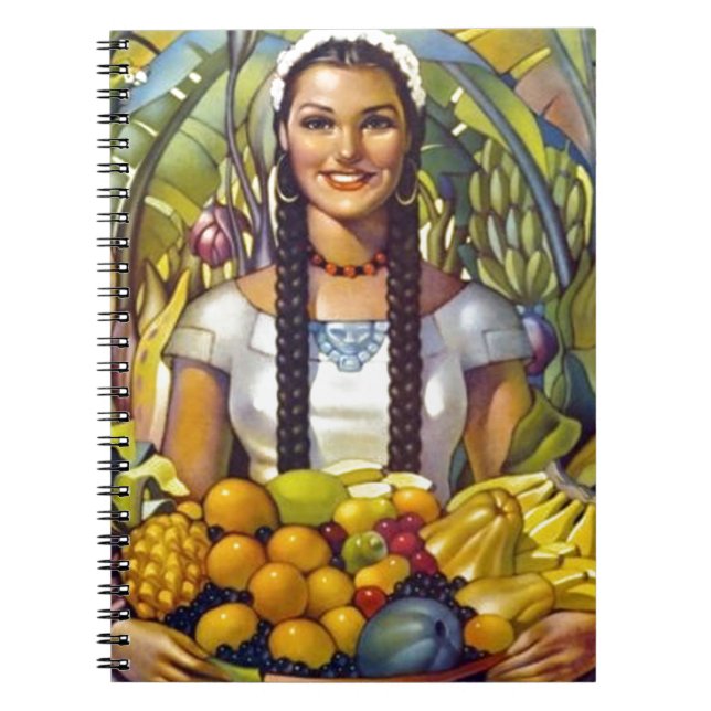Vintage Mexico Travel Tourism Advertisement Notebook (Front)