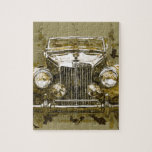 Vintage MG Sports Car Jigsaw Puzzle<br><div class="desc">Image of a vintage MG Sports Car</div>