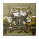 Vintage MG Sports Car Tile<br><div class="desc">Image of a vintage MG Sports Car</div>