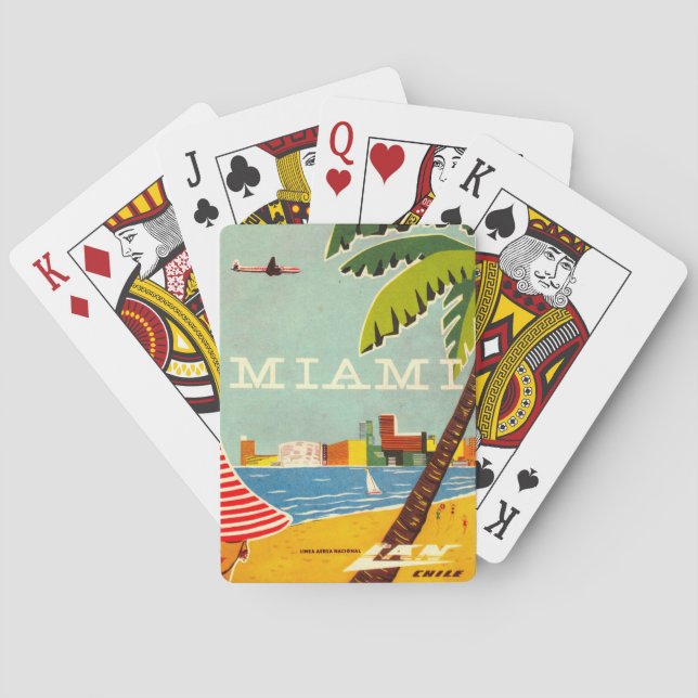 Vintage Miami Classic Playing Cards (Back)