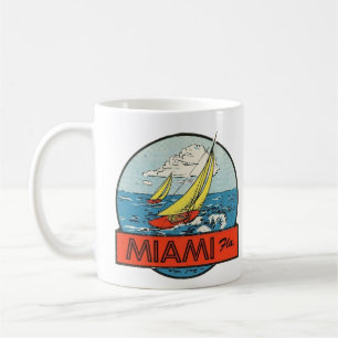 Vintage Miami FL Decal Mug