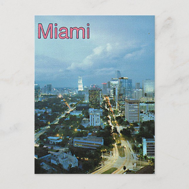 Vintage Miami, Florida, USA - Postcard (Front)