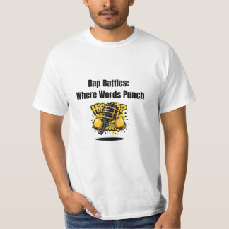 Vintage Microphone Hip Hop Rap Battles Digital Ill T-Shirt