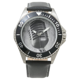 Vintage Microphone Watch