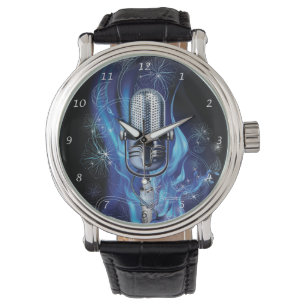 Vintage Microphone Watch