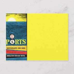 Vintage Mid-century Tiki Postcard