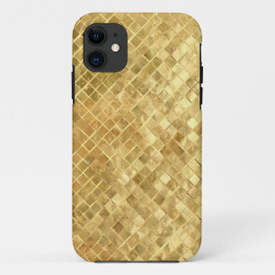 Vintage Mid Fifties gold texture iPhone 11 Case