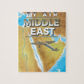 Vintage Middle East Travel Poster Jigsaw Puzzle