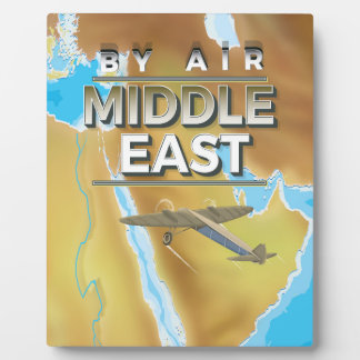 Vintage Middle East Travel Poster Plaque